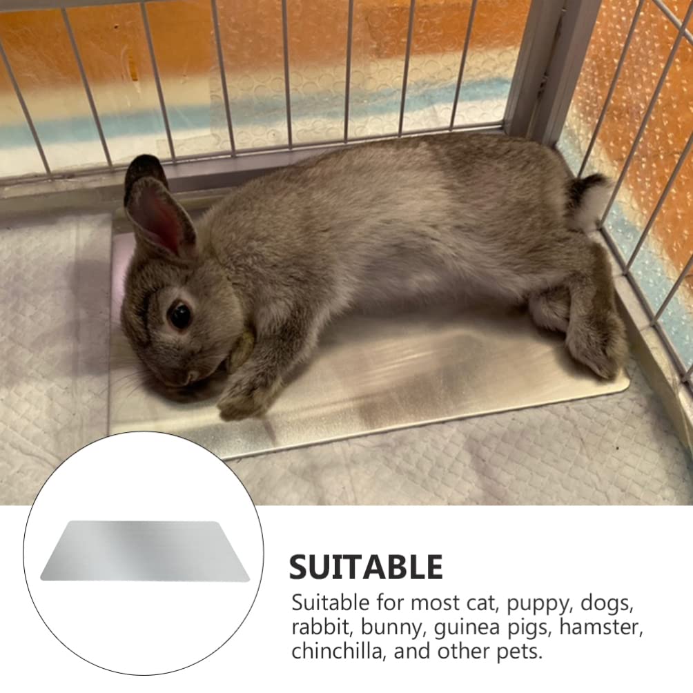 Rabbit Cooling Pad - Pet Ice Bed for Summer, Hamster Cool Mat - Home & Outdoor Use