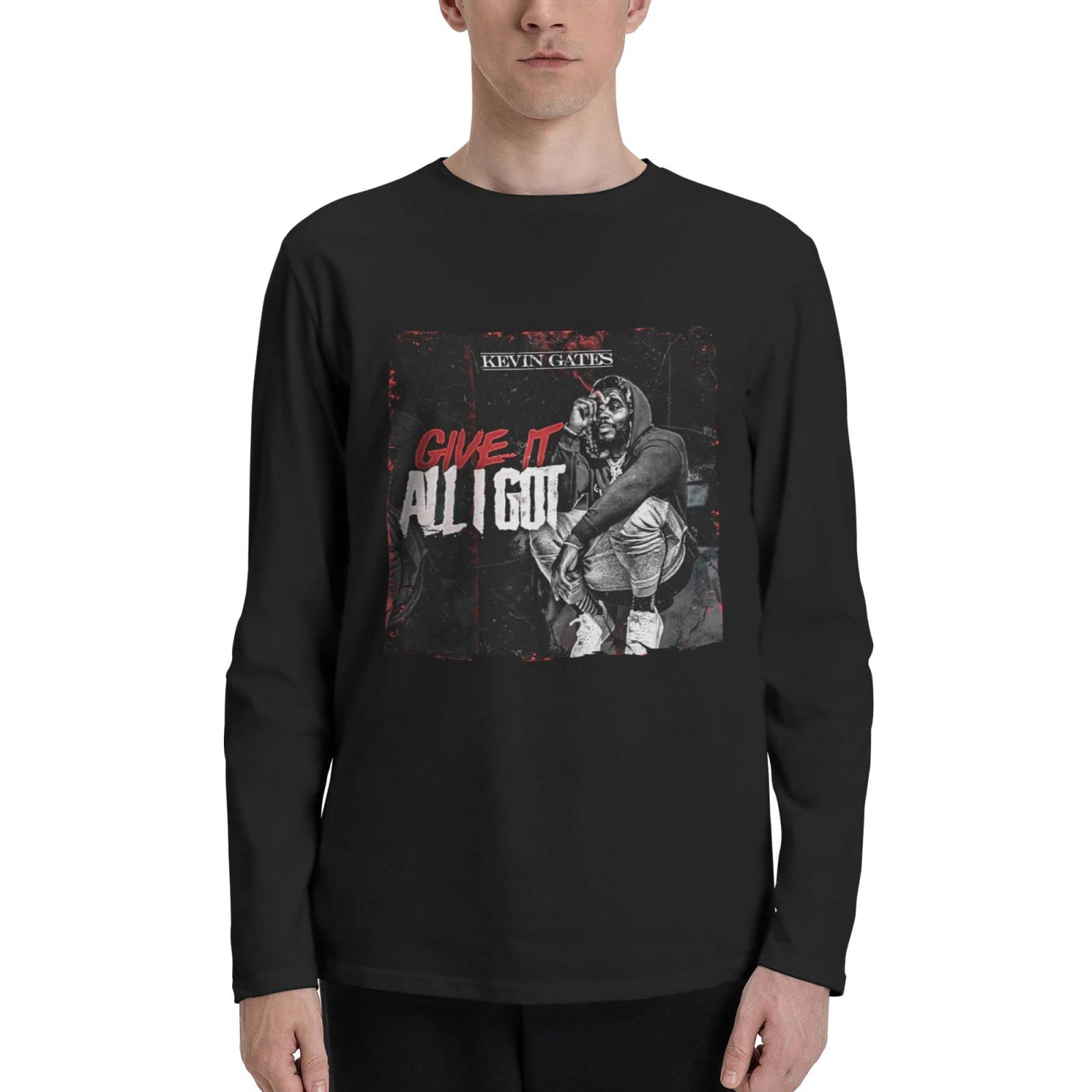 EariklYa Men's Long Sleeve T-Shirts - Casual Cotton Tee for Teens & Adults | Perfect for Everyday Wear, Street Style & Layering