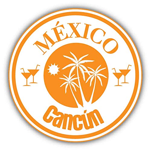 50 Pack Cancun Mexico Travel Stamp Stickers for Scrapbooking, DIY Crafts, Bullet Journals & Photo Albums - Perfect for Vacation Memory Books, Travel Planners & Kids Art Projects