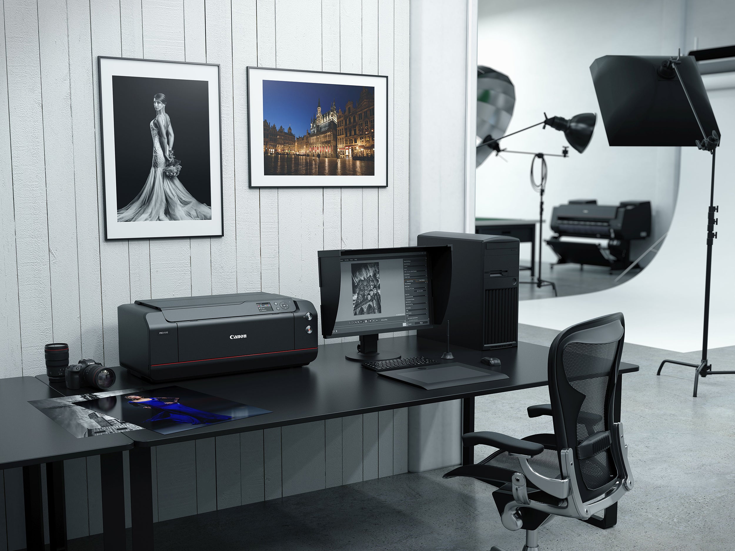 Canon imagePROGRAF PRO-510 A2 Professional 12-Color Large Format Photo Printer for Photography Studios, Graphic Design & Fine Art Printing