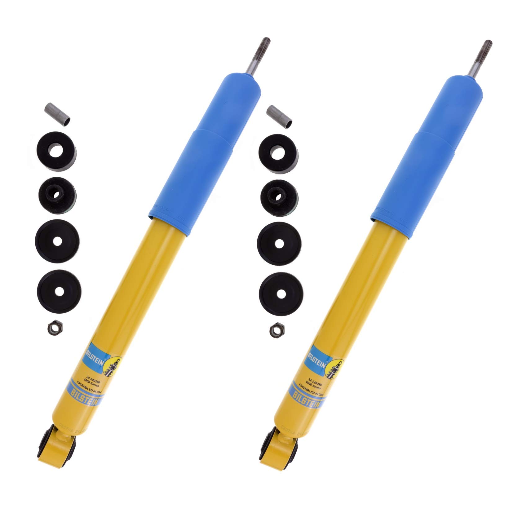 Bilstein B6 4600 Front Shock Absorbers (Pair of 2) for Ram 2500 Outdoorsman - Heavy Duty Off-Road Performance for Trucks & SUVs - Perfect for Towing, Off-Roading & Adventure Travel