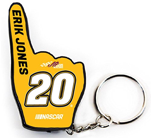 Erik Jones #20 NASCAR Fan Keychain - Perfect for Race Day, Car Keys & Gifts for Motorsport Enthusiasts