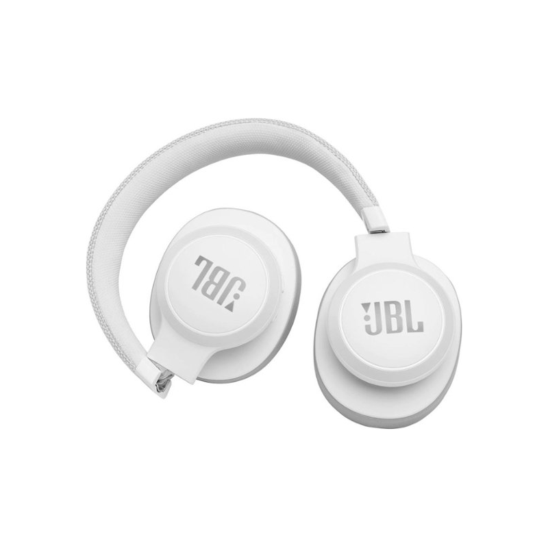 JBL LIVE 500BT Wireless Bluetooth Headphones - White | Noise Cancelling Over-Ear Headset with 30-Hour Battery for Music, Gaming & Travel