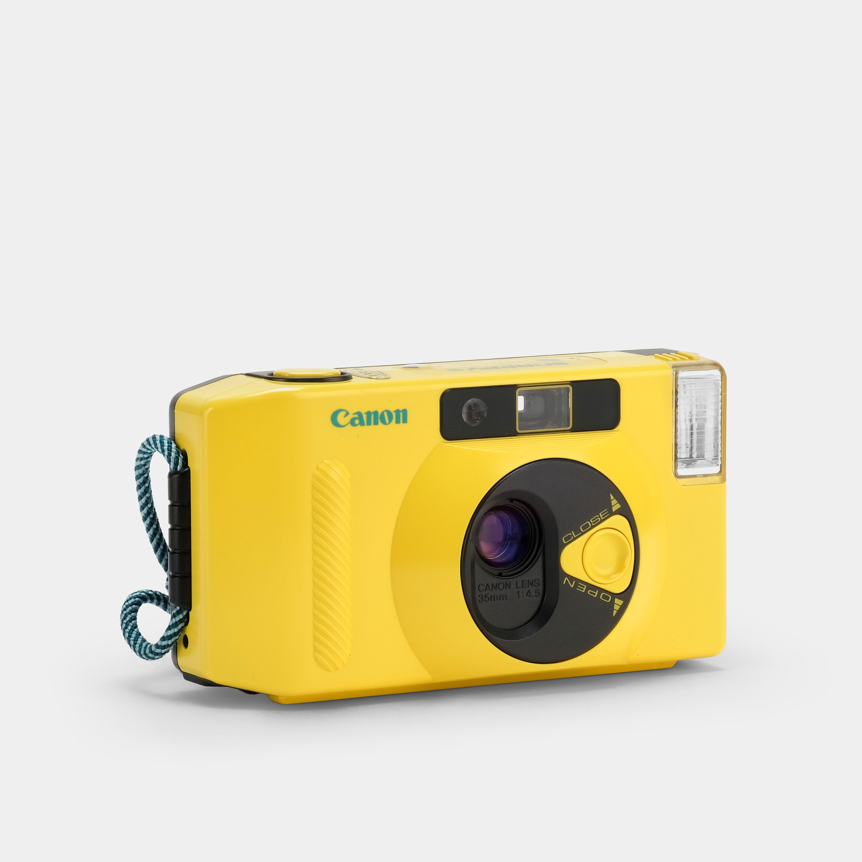 Canon Snappy S Yellow 35mm Point and Shoot Film Camera - Vintage Retro Style for Travel, Street Photography & Everyday Use