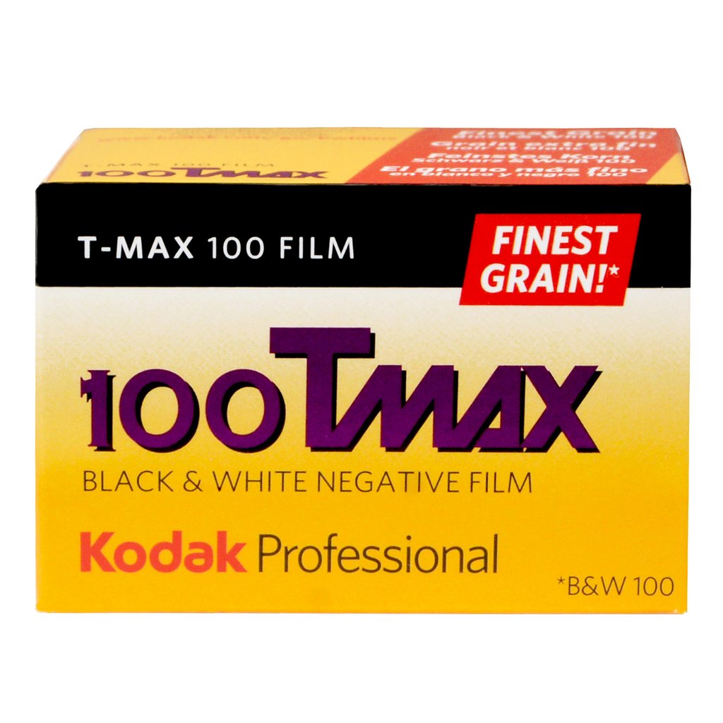 Kodak T-Max 100 35mm Black & White Negative Film - 36 Exposures | Perfect for Street Photography & Low Light Conditions
