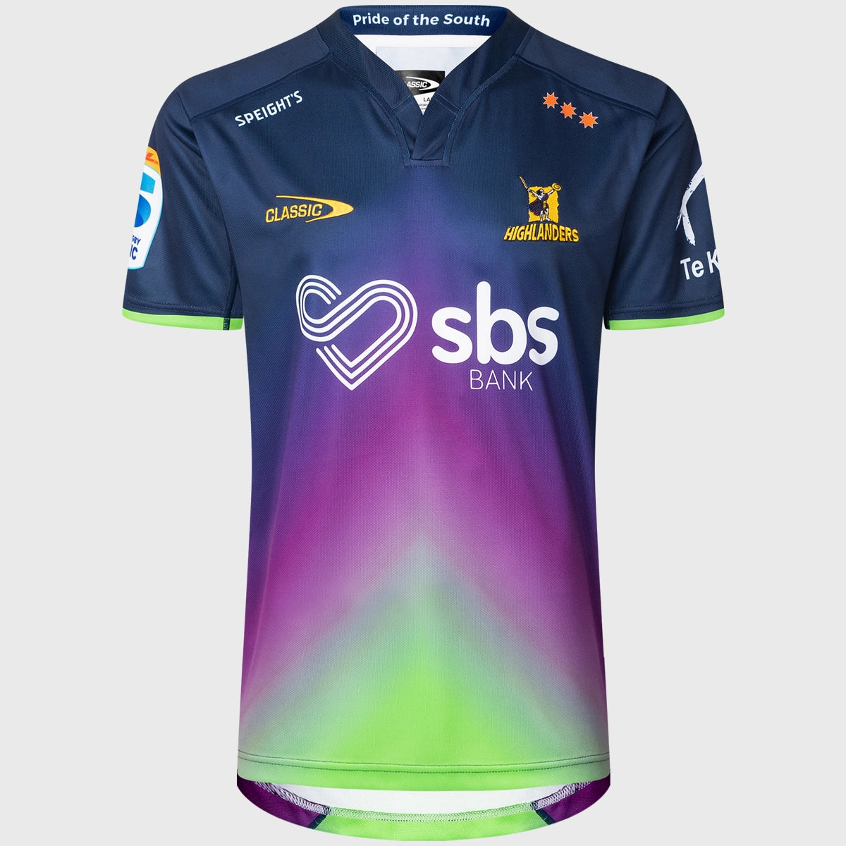 2025 Classic Highlanders Super Rugby Training Jersey - Breathable & Durable for Rugby Practice & Fan Support