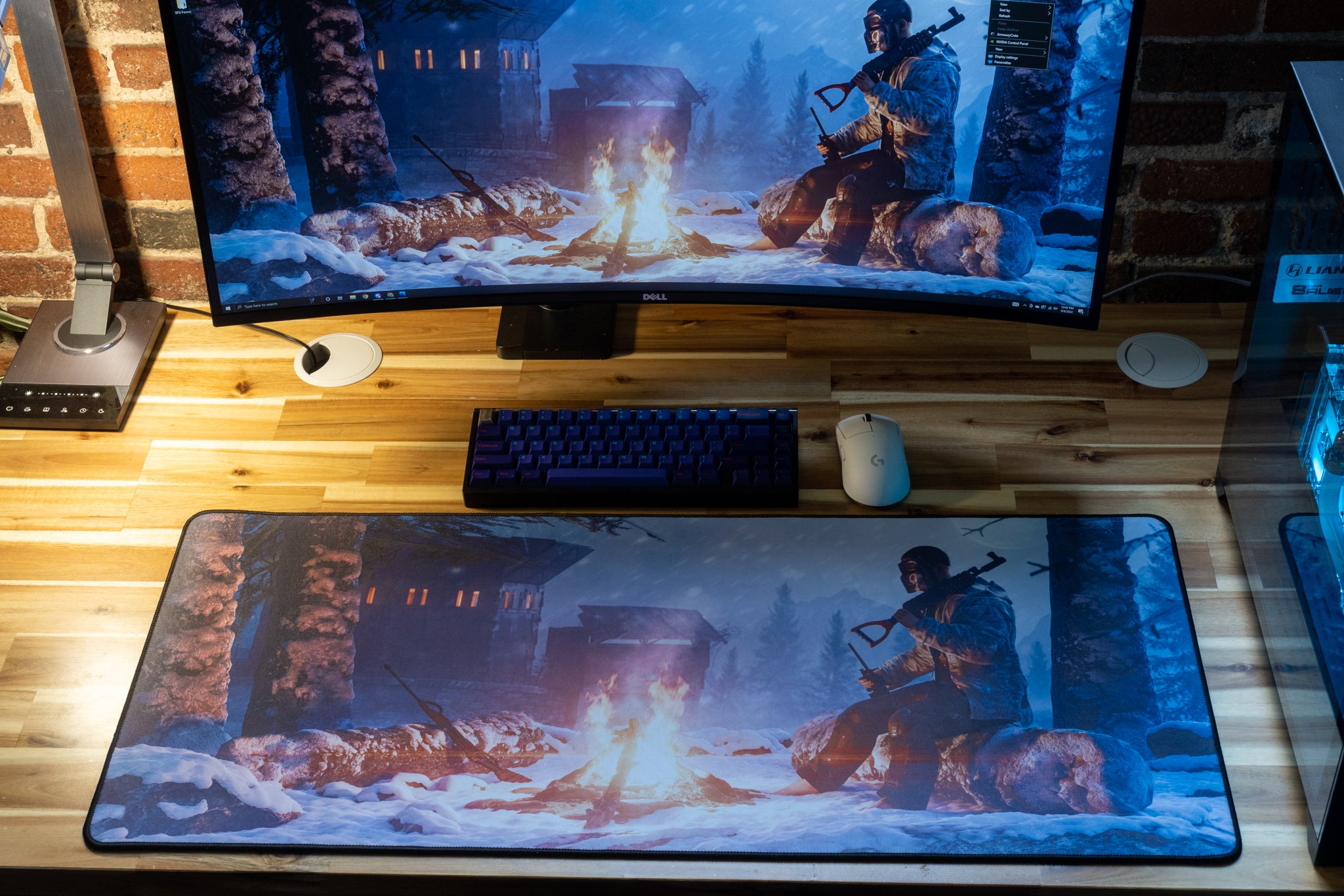 Limited Edition Disfigure Content Creator Collaboration Rust XL Gaming Mousepad - Perfect for PC, Laptop & Streaming Setup