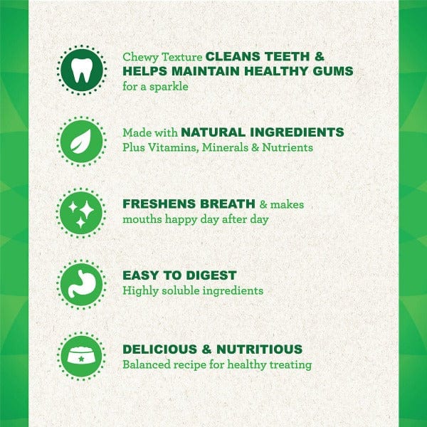 Greenies Original Regular Dog Dental Treats for Teeth Cleaning & Fresh Breath – Healthy Chews for Small to Medium Dogs – Perfect for Daily Oral Care & Training Rewards