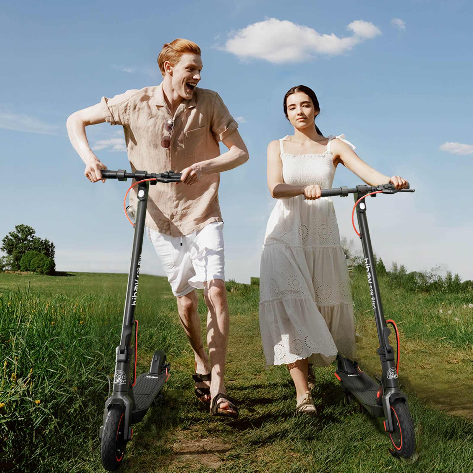 Hiboy S2R Plus Electric Scooter - 350W Motor, 19Mph Speed, 25 Mile Range - Foldable Commuter Scooter for Adults - Perfect for Urban Commuting, Campus Travel & TikTok Videos