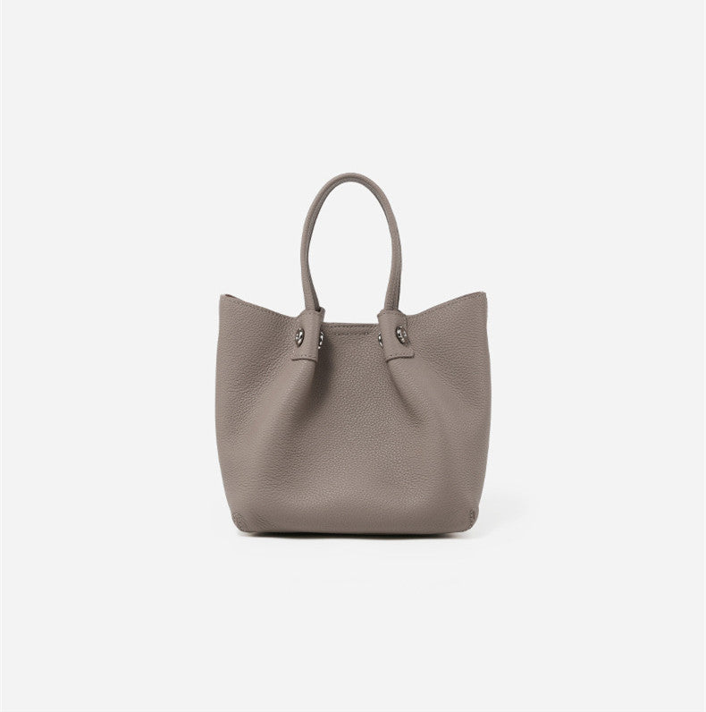 Premium Genuine Leather Carryall Tote Bag for Women & Men - Stylish & Durable Travel, Work & Everyday Use