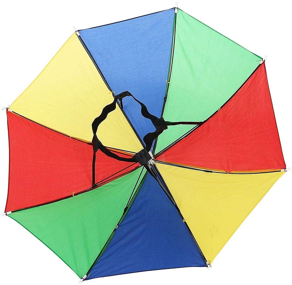 Rhode Island Novelty Umbrella Hats - 20 Inch Colorful Rain Protection for Outdoor Activities, Festivals & Beach Days