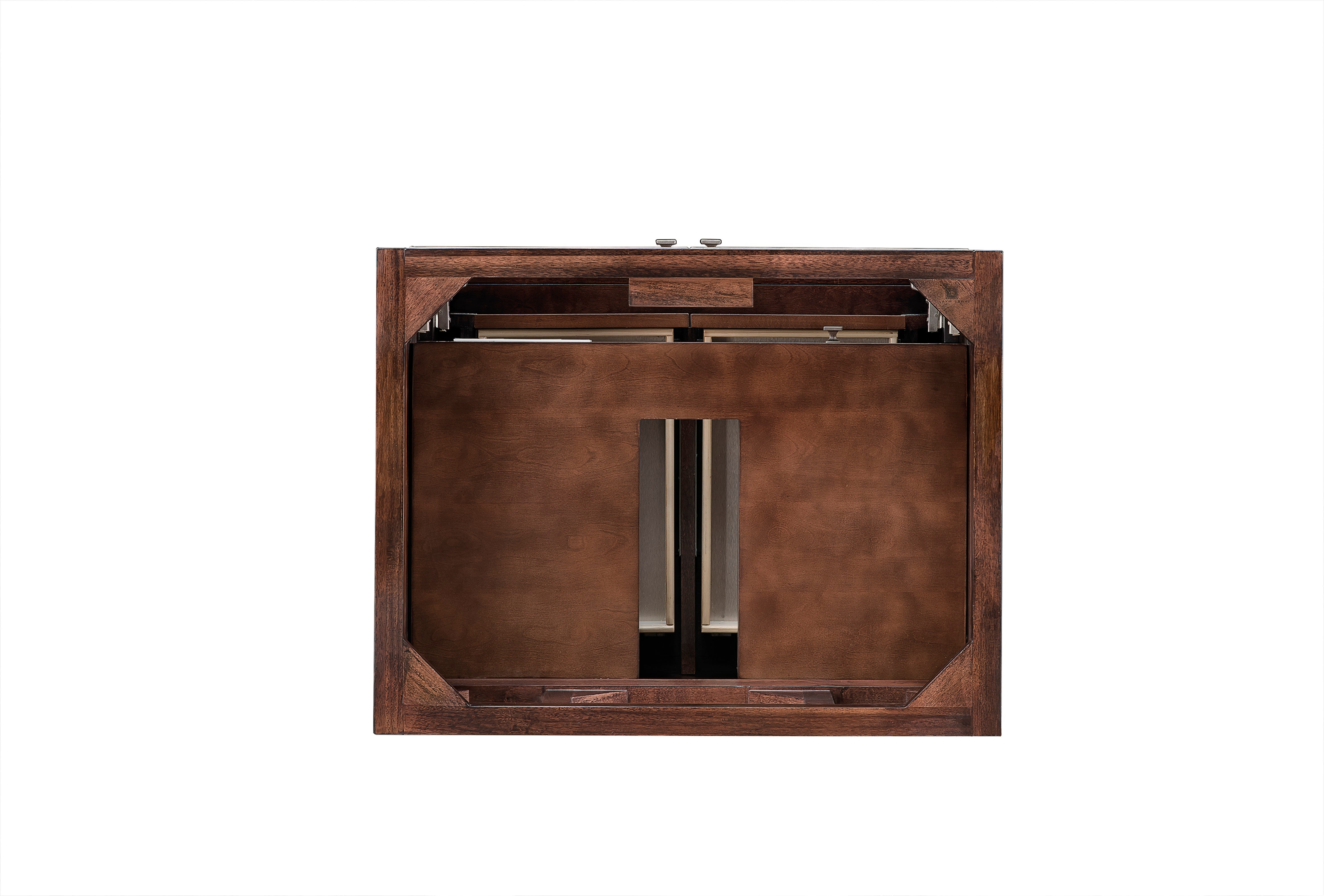 Mid Century Acacia Wood Single Vanity Cabinet - 30
