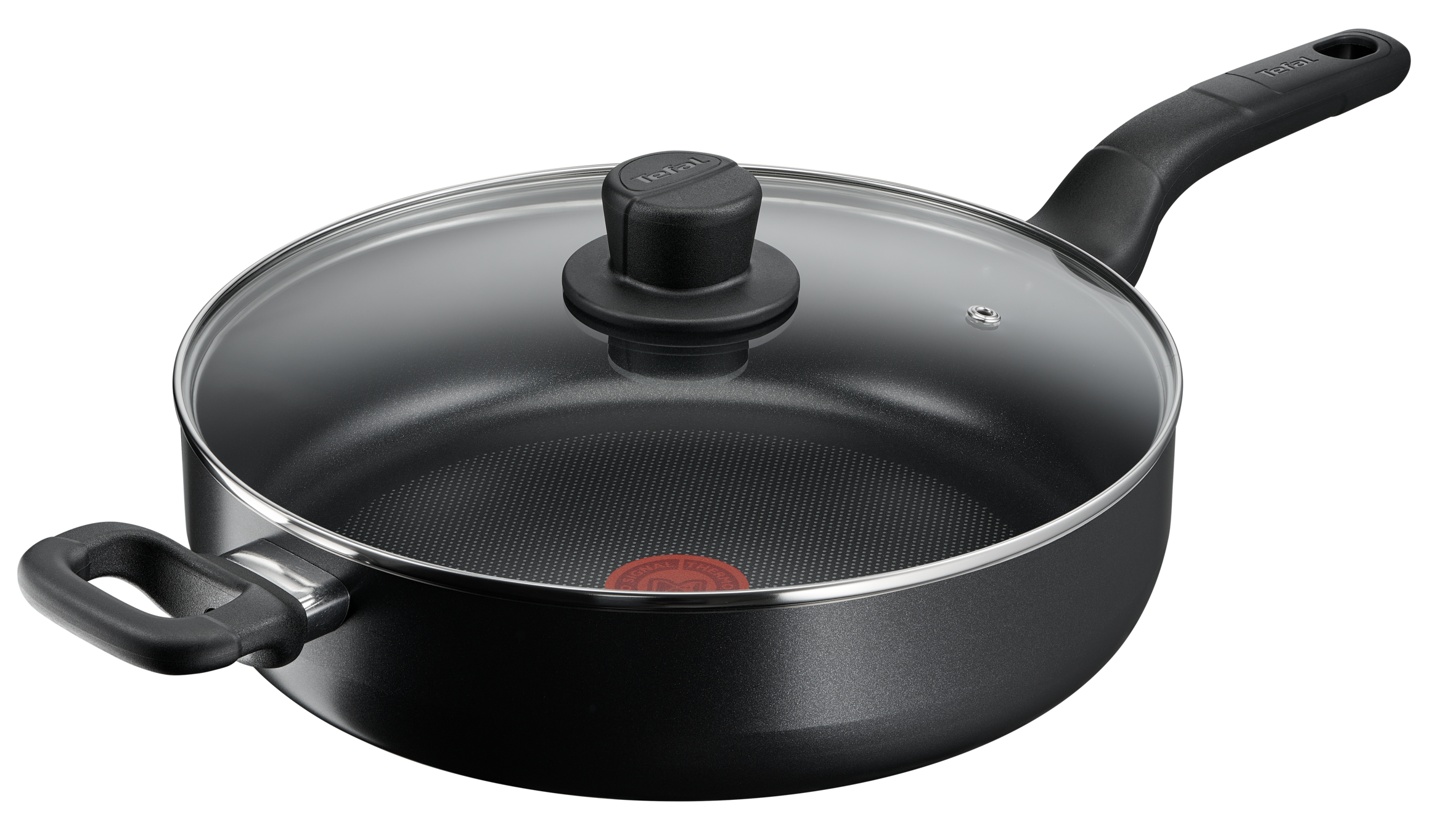 Tefal 30cm Non-Stick Saute Pan with Lid - Premium Cookware for Sauteing, Frying & Stir-Frying | Perfect for Gas, Electric & Induction Stoves | Easy-Clean Kitchen Essential
