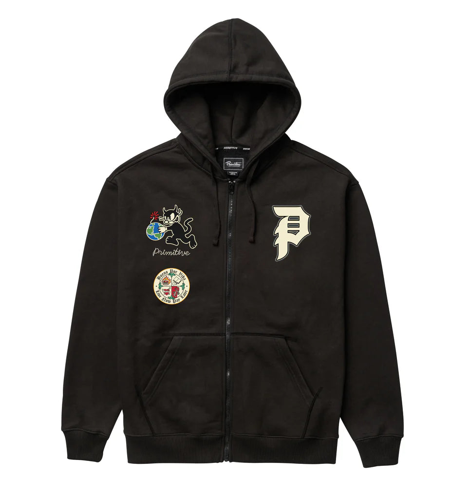 Primitive Savior Zip-Up Hoodie for Men & Women - Stylish & Comfortable Pullover Jacket for Casual Wear, Gym, and Outdoor Activities