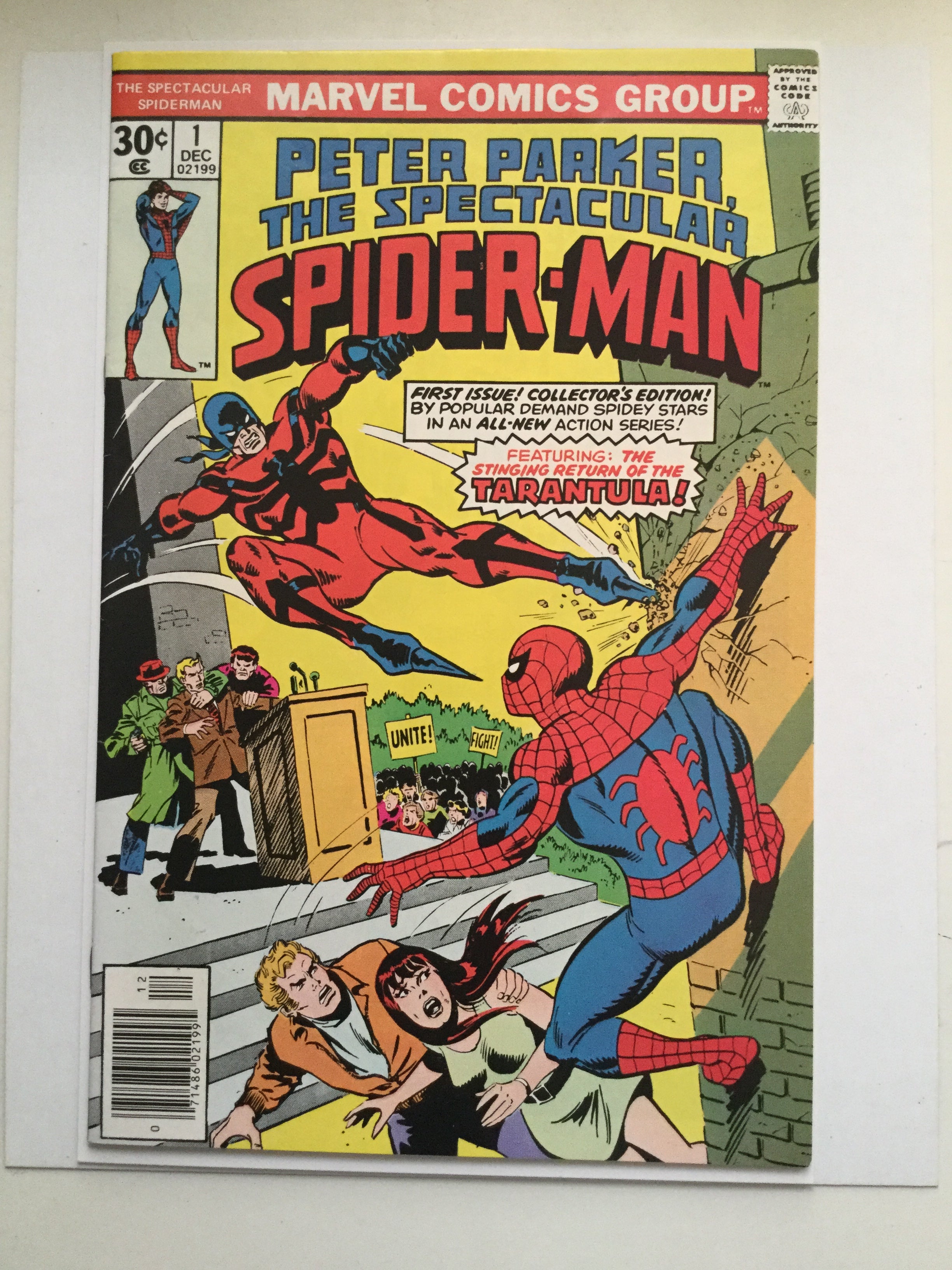Peter Parker Spectacular Spider-Man #1 VF Comic Book - Rare Collectible for Marvel Fans & Comic Enthusiasts | Perfect for Display, Gifts, and Investment