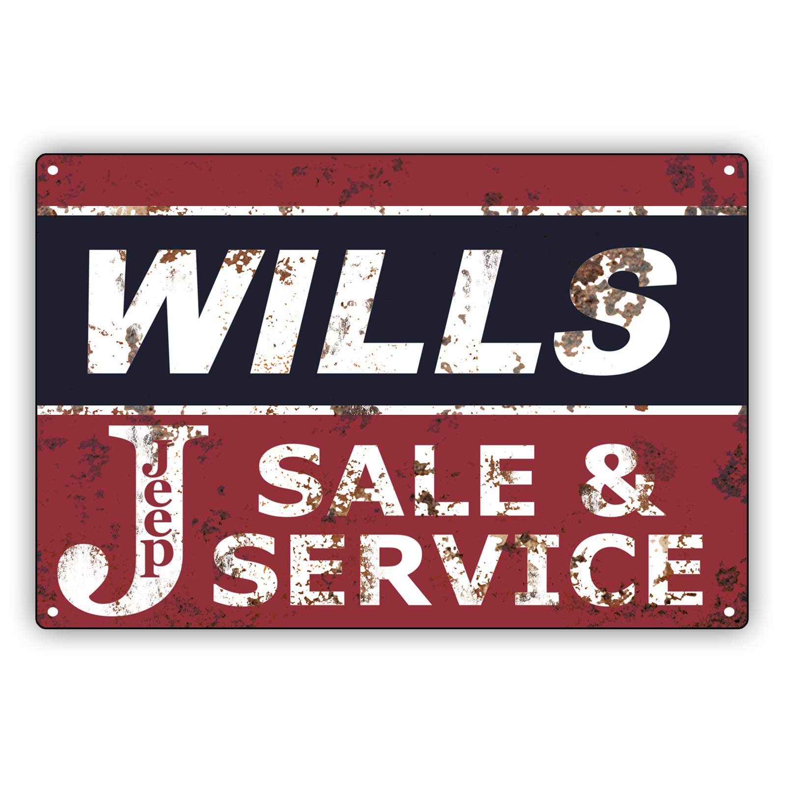 Vintage Aluminum Metal Sign 8x12 - Retro Notice for Home & Cafe Decor
