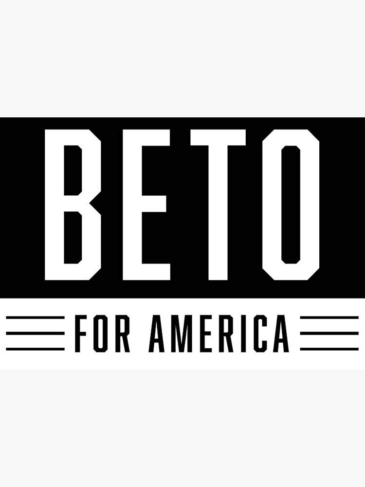 Beto for America 2020 Political Sticker - Funny Bumper Decal for Cars, Windows, Trucks - Show Your Support with Durable Vinyl Campaign Stickers for Elections, Parades & Political Events