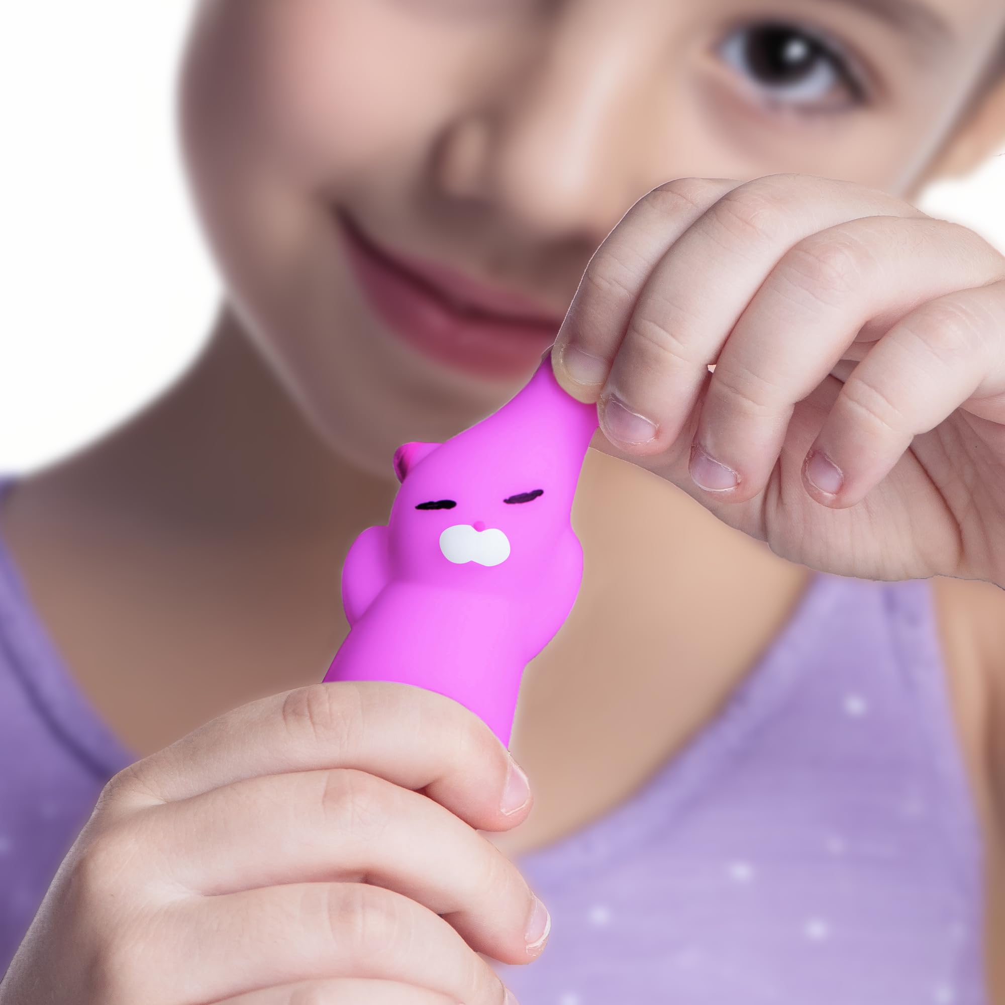 Nutty Toys Squishy Cat Set - 2 Inch Soft Silicone Kawaii Kitties for Stress Relief, Cute Collectible Cat Toys for Kids & Adults, Perfect Easter Egg Stuffer Gift for Teen Girls, Boys & Tweens - Great for Anxiety Relief, Party Favors & Sensory Play
