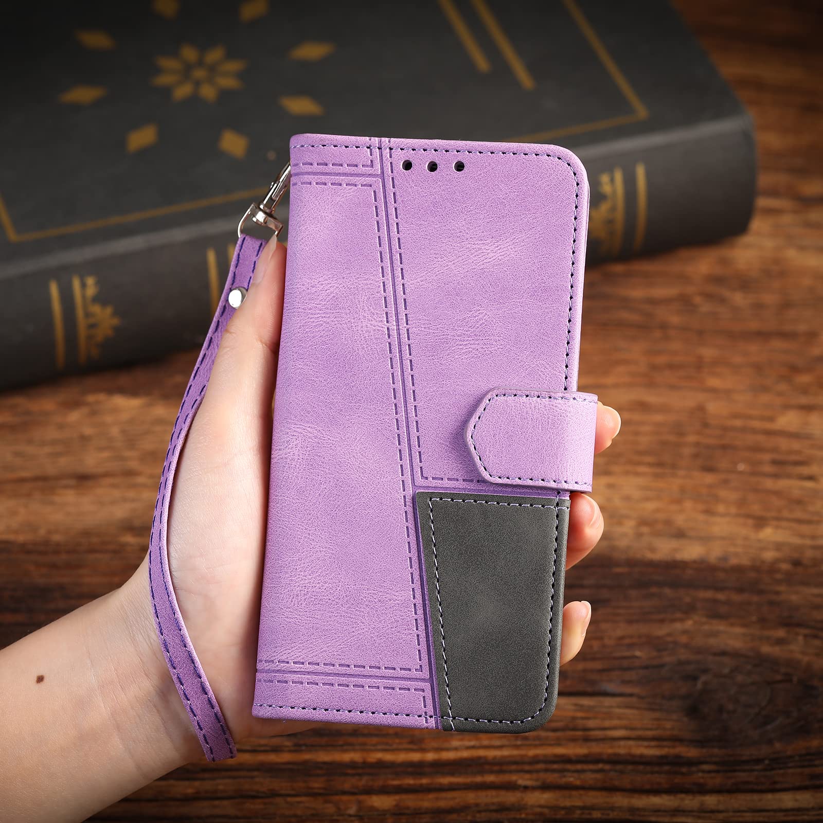 Premium Leather Flip Wallet Case for iPhone 13 Pro Max 6.7