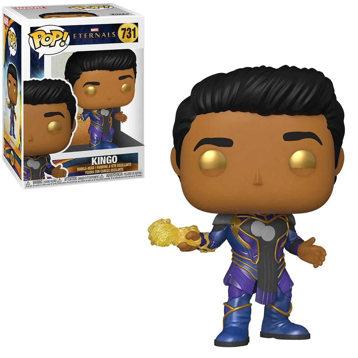 Marvel Eternals Kingo Action Figure - Collectible Movie Character Toy for Kids & Adults - Perfect for Display, Gifts & Marvel Fans Collection