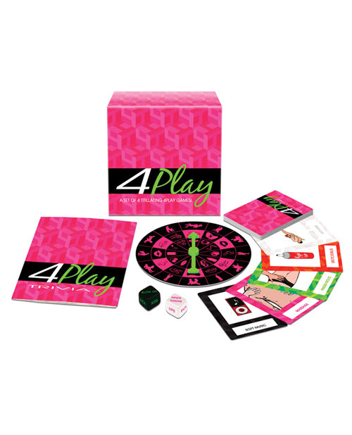 4Play - A Set of Four Exciting Foreplay Games for Couples | Enhance Intimacy & Romance in the Bedroom