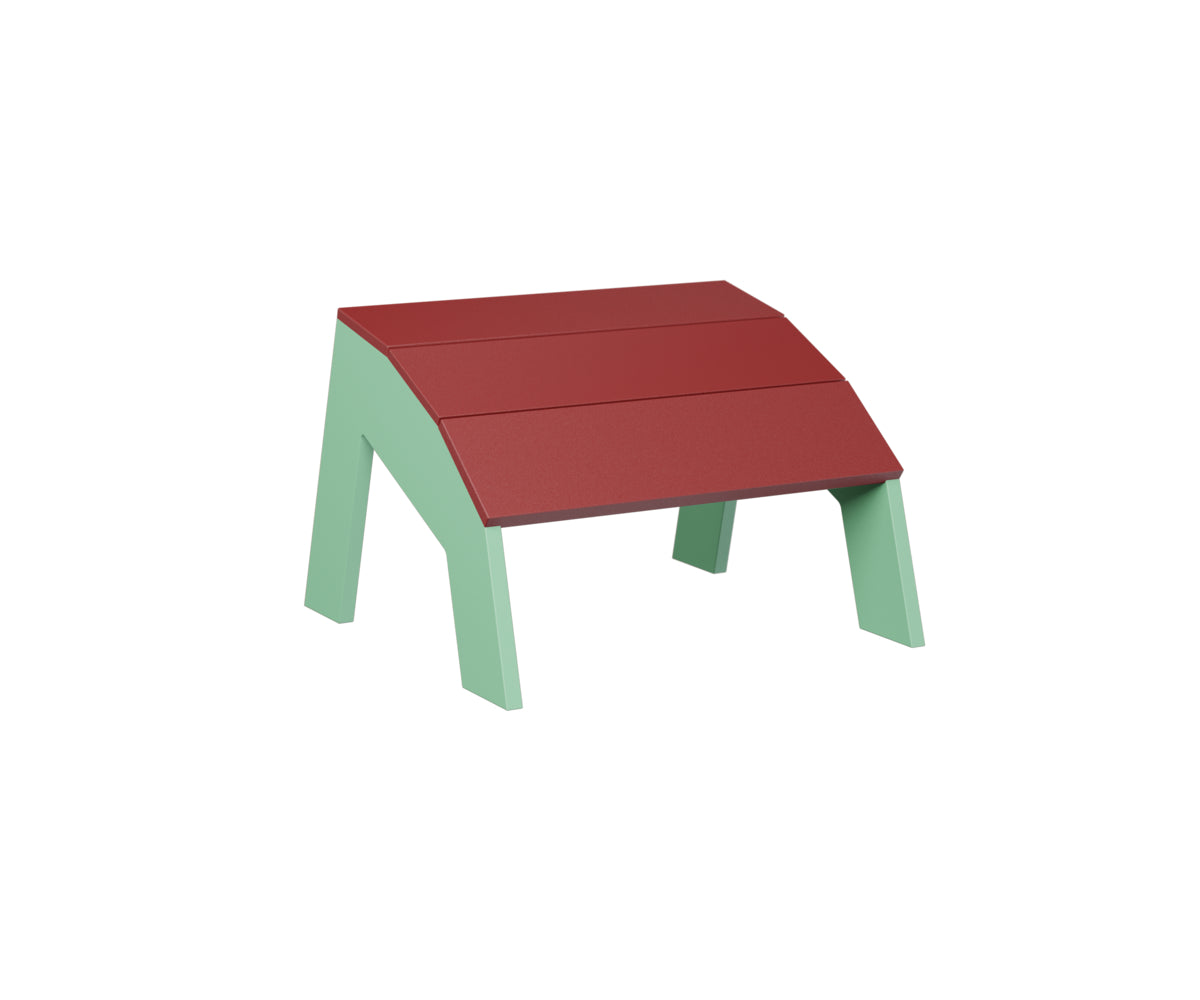 Berlin Gardens Nordic Adirondack Footstool - Outdoor Patio Furniture, Solid Wood Footrest for Garden, Deck & Poolside Relaxation