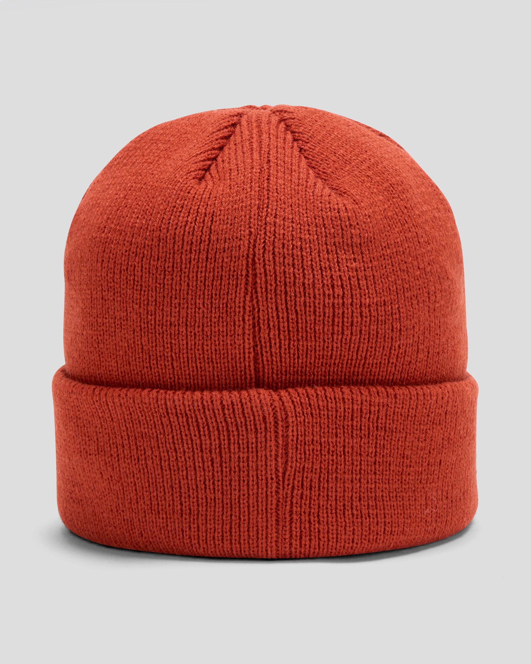 Fyfe Beanie - Warm Winter Knit Hat for Men & Women - Red Earth Color - Perfect for Skiing, Hiking & Outdoor Activities
