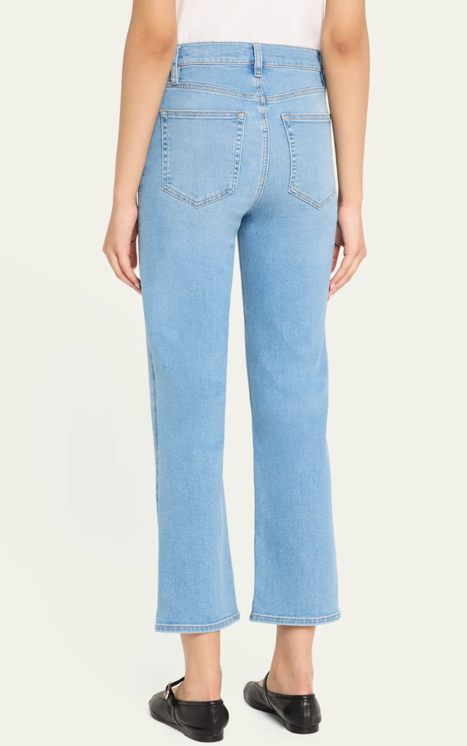 FRAME Le Sleek Straight Jeans for Women - High Waist Slim Fit Denim Pants | Perfect for Casual Wear, Office Outfits & Night Out Looks
