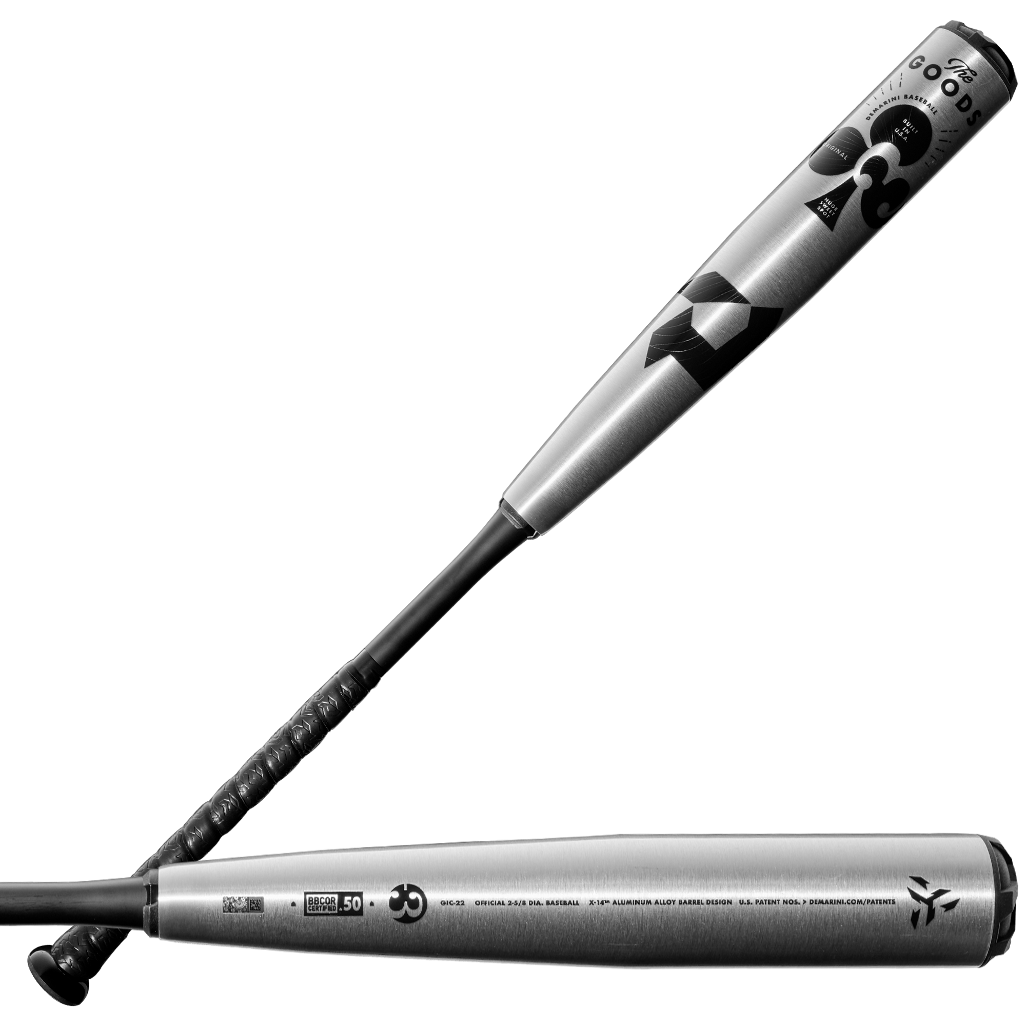 DeMarini The Goods Hybrid BBCOR Baseball Bat (-3) | High Performance Youth & Adult Baseball Bat for Power Hitting | Perfect for Games, Practice & Training