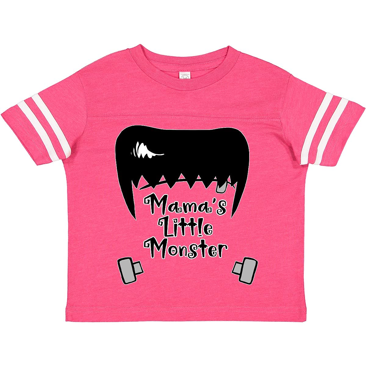 Inktastic Halloween Mama's Little Monster Frankenstein Graphic Toddler T-Shirt - Cute Costume for Boys & Girls, Trick or Treat Outfit, Spooky Holiday Party Wear