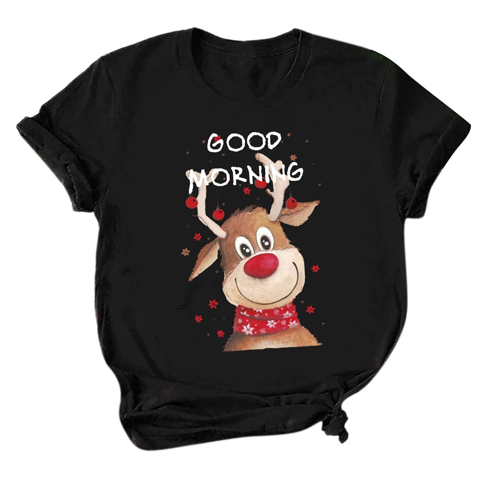 Women's Casual Short Sleeve Graphic Tee Shirts - Soft Cotton Pullover Tops with Trendy Prints for Everyday Wear | Perfect for Work, Weekend Outings & Casual Gatherings