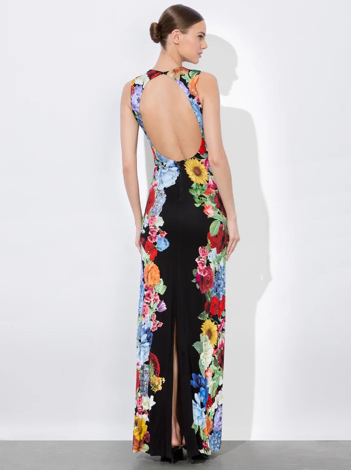 Delora Open Back Maxi Dress for Women - Elegant Black Garden Party & Brunch Dress - Perfect for Summer Weddings, Beach Vacations and Date Nights
