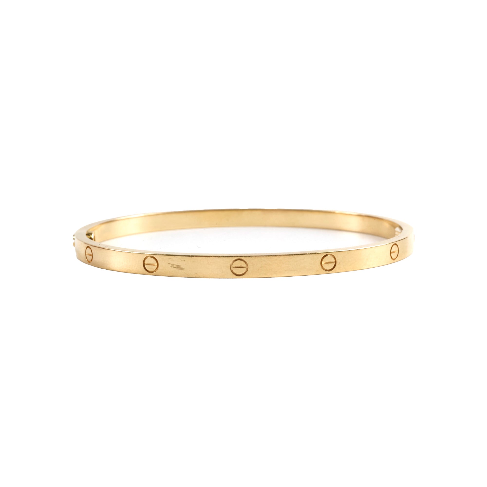 Cartier Love Bracelet Small Model 17 Yellow Gold - Luxury Jewelry for Women, Perfect for Gifts & Special Occasions