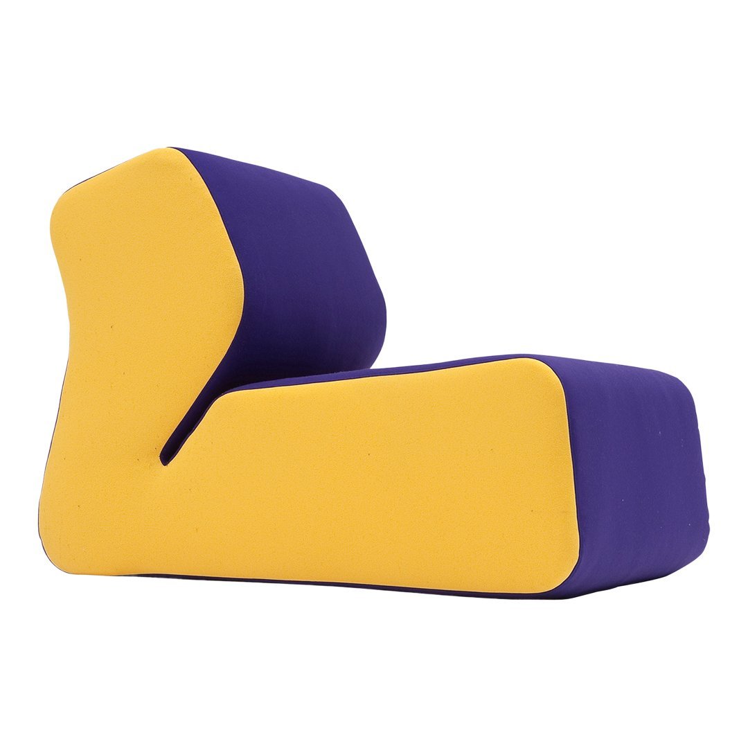 Hugo Lounge Chair - Modern Accent Chair for Living Room, Bedroom & Office - Comfortable Upholstered Armchair with Wooden Legs - Perfect for Relaxing, Reading & Decorating Your Home