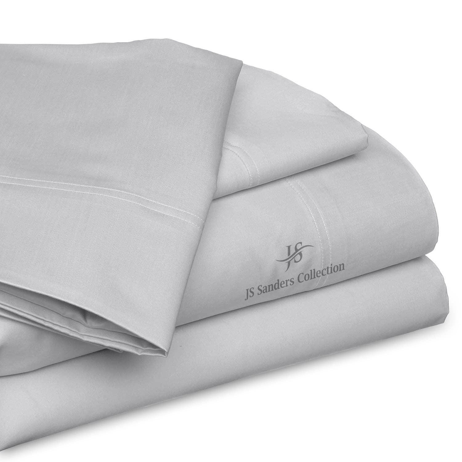 Luxury 100% Egyptian Cotton Alaskan King Sheet Set (108x108 Inches) - 1000 Thread Count, 8