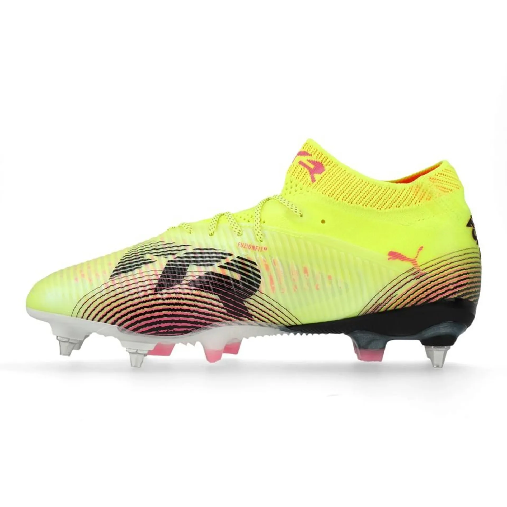 Puma Future 8 Ultimate MxSG Football Cleats - Yellow Alert/Black/Sun Struck - Lightweight Soccer Shoes for Men - Perfect for Turf & Artificial Grass Training & Matches