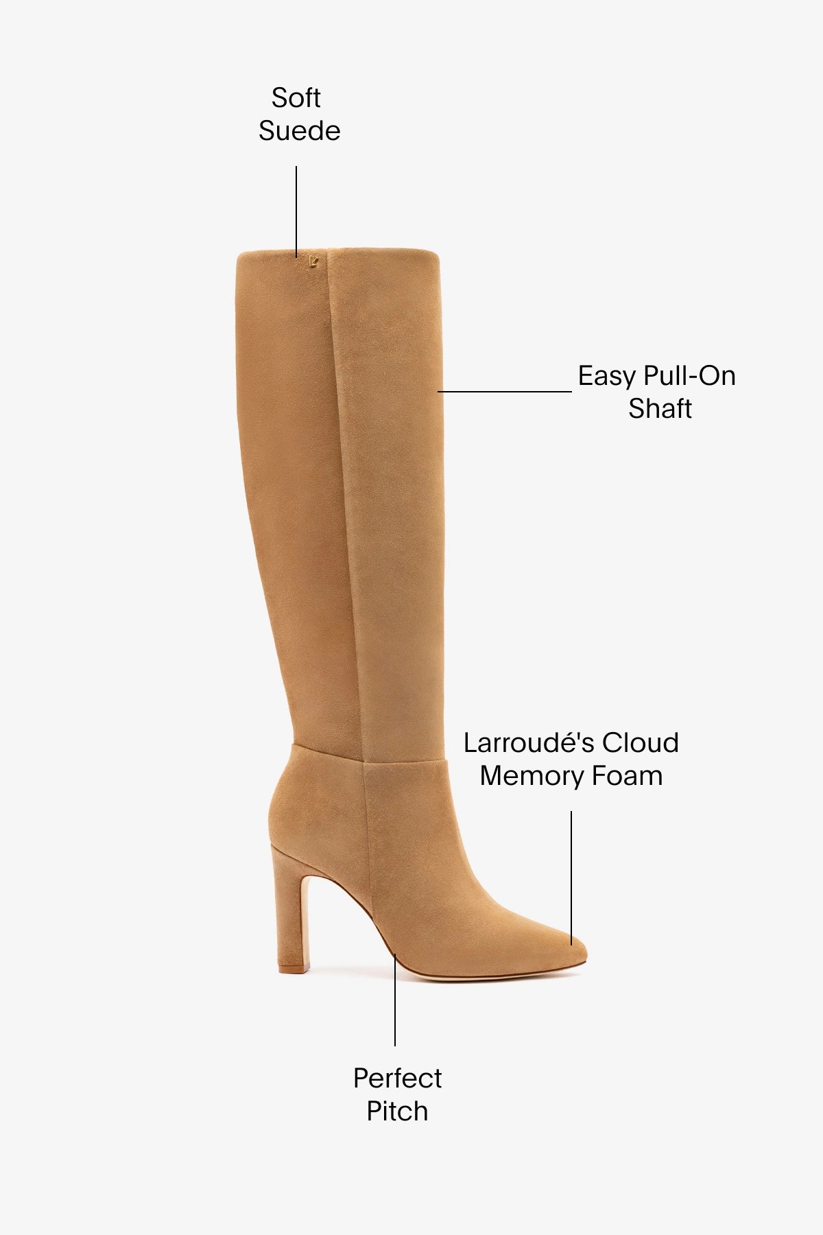 Cindy Hi Boot In Peanut Suede - Women's Fashion Ankle Boots for Fall & Winter - Comfortable Casual & Dressy Style - Perfect for Office, Date Night & Outdoor Adventures