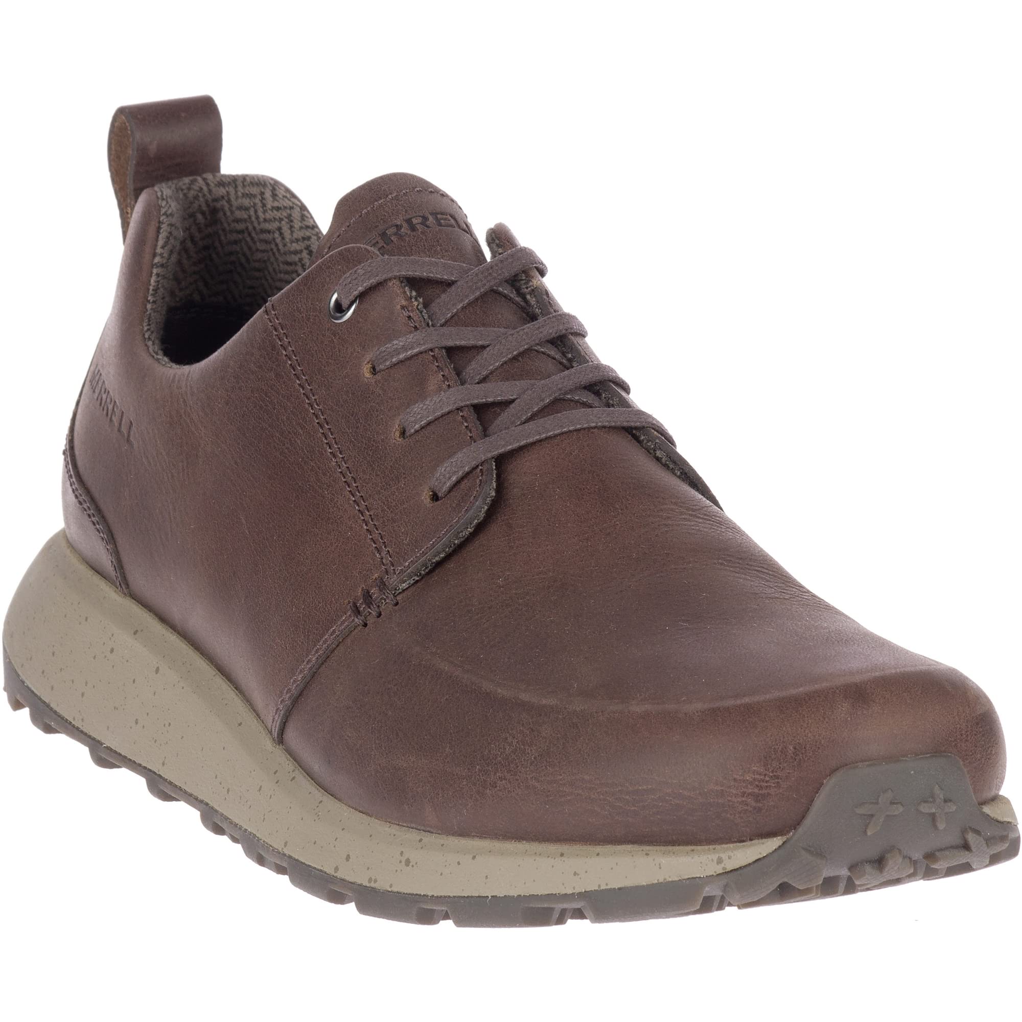 Merrell Men's Ashford Moccasin - Comfortable Slip-On Shoes for Walking, Casual Wear & Outdoor Activities | Lightweight & Durable Leather Loafers for Men