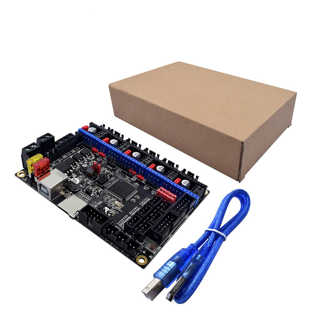 SKR V1.3 3D Printer Control Board - 32 Bit CPU Smoothieboard Compatible with Ender 3, CR10, MKS GEN L & Ramps 1.4 - Upgrade Your 3D Printing Precision for DIY Projects & Prototyping