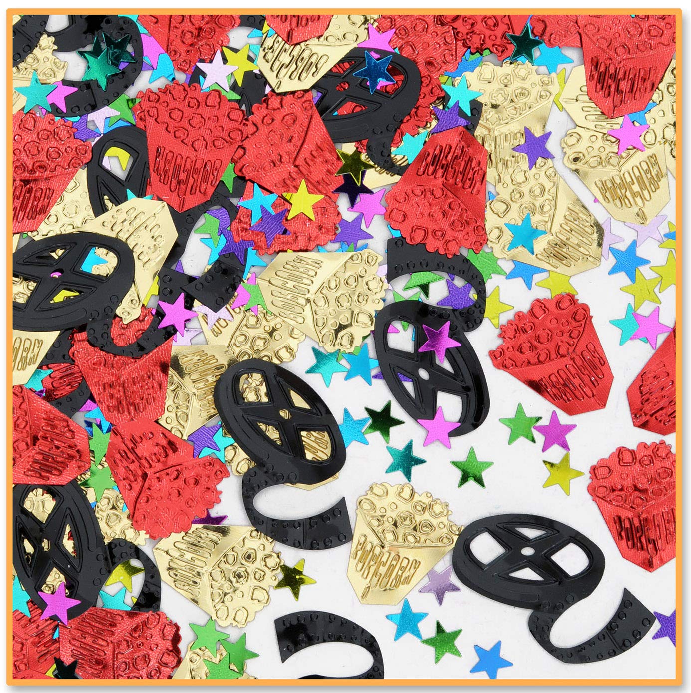 Beistle Movie Night Confetti - Colorful Party Decorations for Cinema Themed Events, Birthday Celebrations & Home Theater Nights - Perfect for Hollywood Parties, Film Premieres & Cozy Family Movie Nights