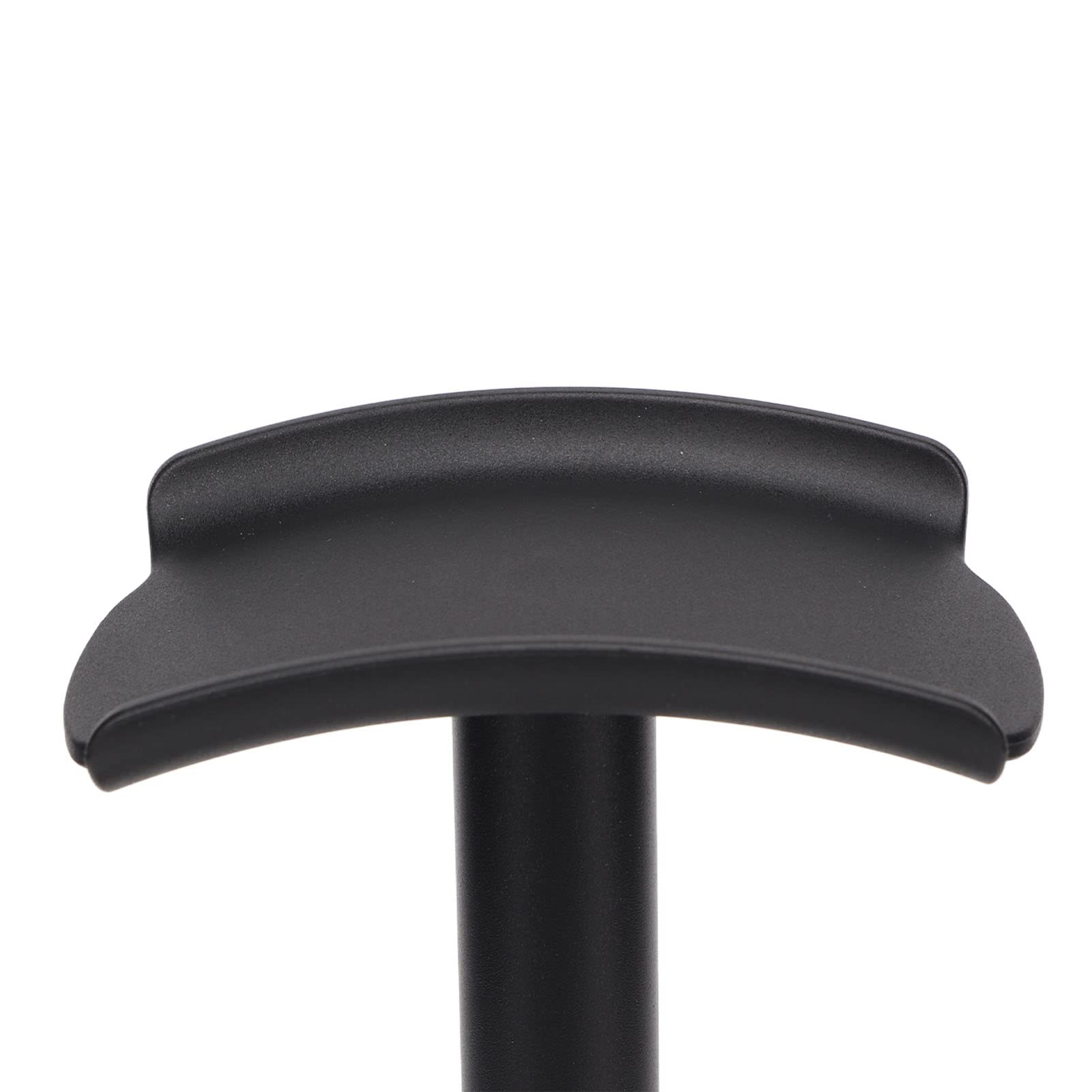 VBESTLIFE Aluminum Headphone Stand - Universal Headset Holder for Gaming, PC, Office & Home Use - Durable Earphone Display Stand with Adjustable Support Bar (Black) - Perfect for Desk Organization & Headphone Storage
