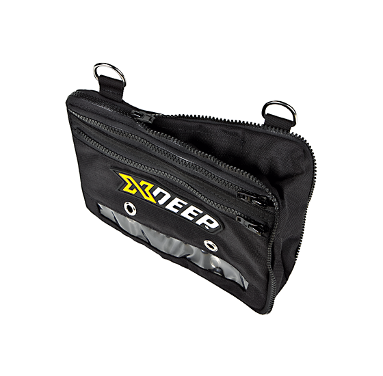 XDeep Expandable Cargo Pouch for Sidemount Diving Harness - Waterproof Storage Bag for Scuba Gear & Accessories - Perfect for Underwater Exploration & Dive Trips
