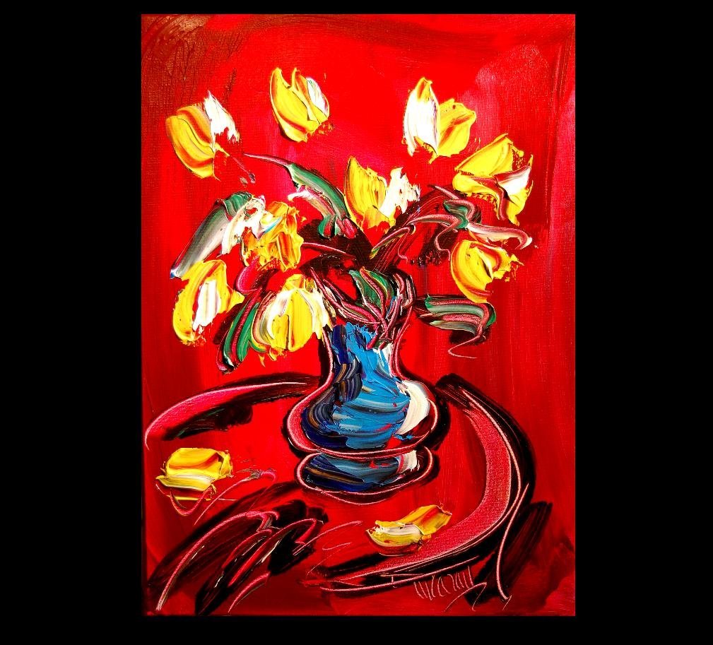 Elegant Tulip Vase by Mark Kazav - Perfect for Home Decor, Wedding Centerpieces & Spring Floral Arrangements