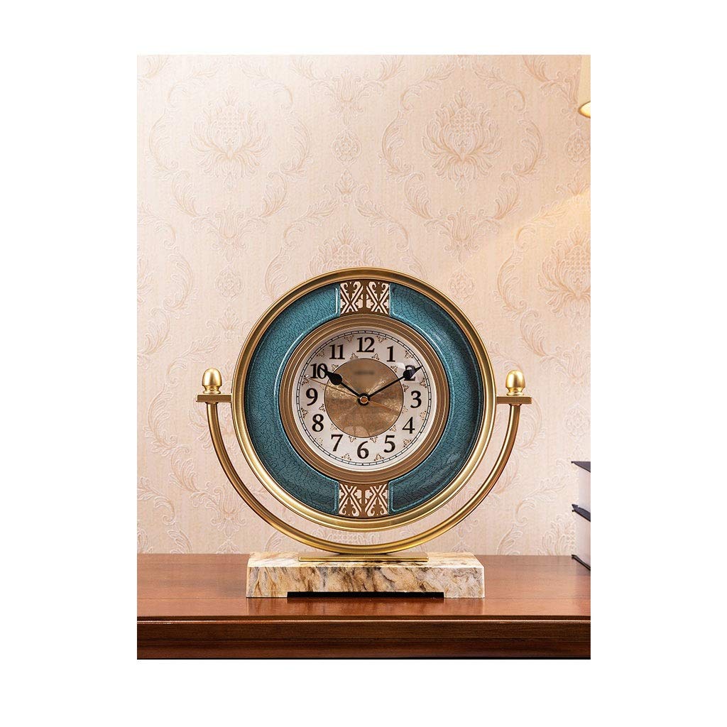 Vintage European Style Indoor Bracket Clock - Creative Retro Desk Clock for Home, Office, Bedroom & Living Room - Elegant Decorative Wall Clock for Home Decor, Gift & Workspace (Color: A) - Perfect for Classic Home Interiors, Office Desks & Cozy Bedroom Accents