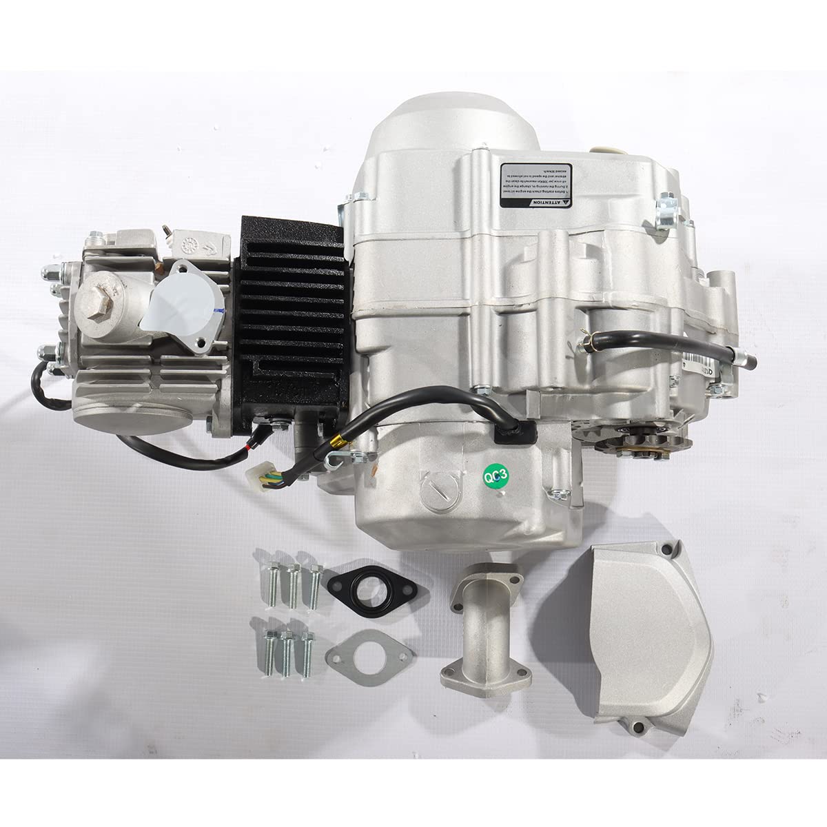 X-PRO 110cc Dirt Bike Pit Bike Engine with Auto Transmission & Electric Start - Perfect for Off-Road Racing, Trail Riding & Backyard Adventures