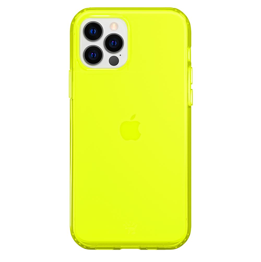Neon Yellow Clear iPhone Case - Shockproof & Slim Protective Cover for iPhone [Model] - Perfect for Outdoor Activities, Sports & Daily Use