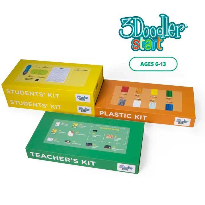 3Doodler EDU Start Learning Pack - 3D Printing Pen Set for Kids & Students | STEM Educational Toy for Classroom & Home Learning Activities