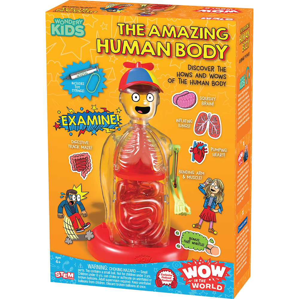 Wow in the World: The Amazing Human Body Book - Explore Human Anatomy for Kids & Teens - Perfect for Homeschooling, Science Class & Gift Giving (Coming Fall 2025)