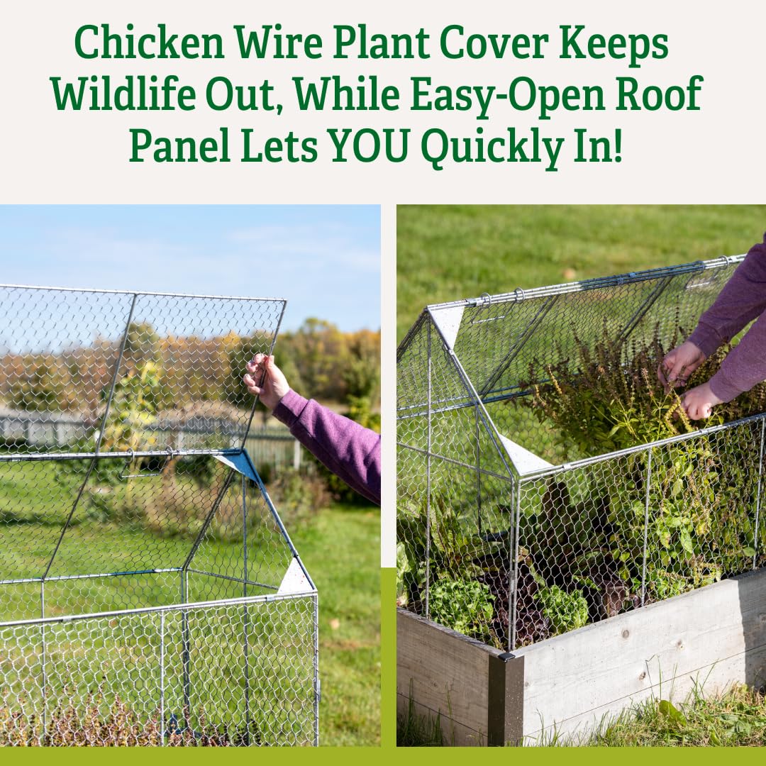 Gardener’s Supply Company Chicken Wire Crop Coop - 22