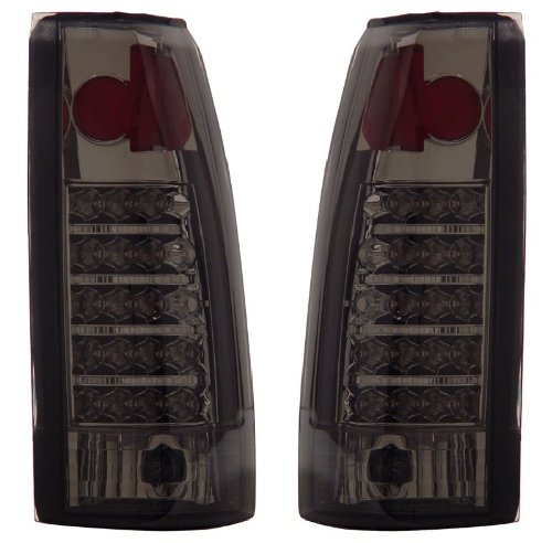 88-98 Chevy Full Size LED Smoke Tail Lights - Stylish & Durable Upgrade for Trucks, SUVs, and Classic Cars